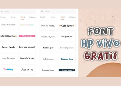 Font Gratis Vivo Y12